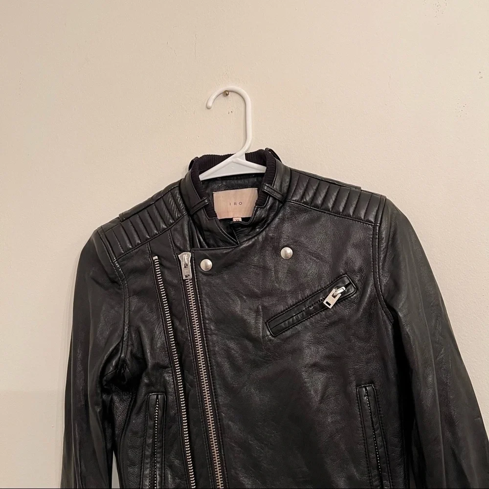 IRO Leather Jacket - Picture 3 of 4